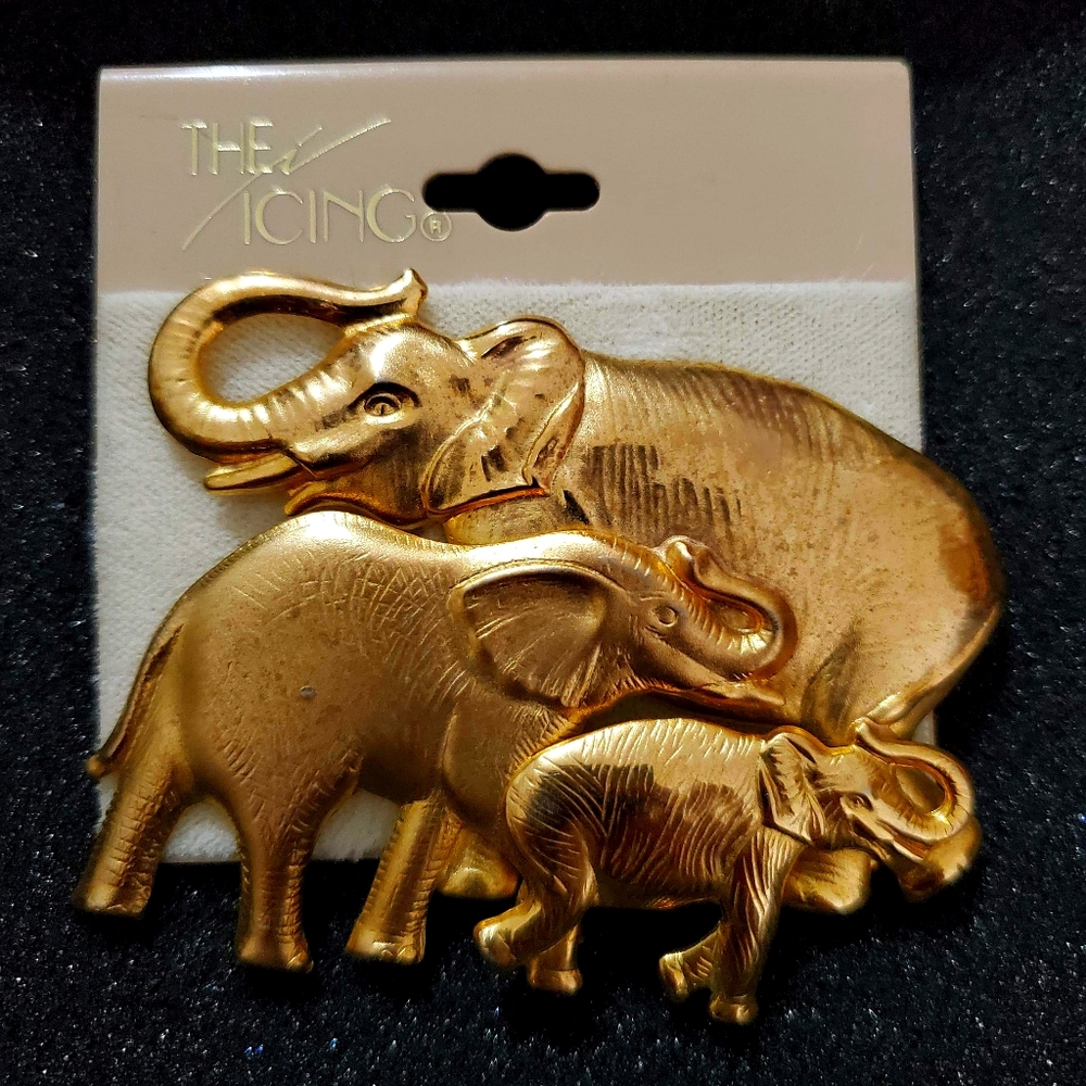 Elephant Brooch